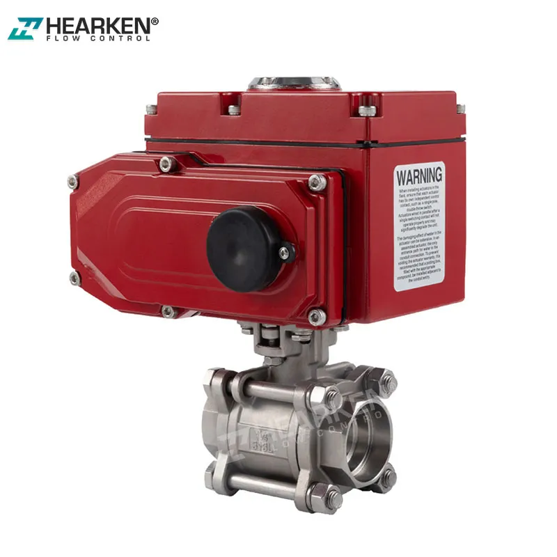 Hersteller von 220 VAC/24 VDC/110 VAC/380 VAC ein/aus modulierendem motorisiertem Kugelhahn/Kugelhahn mit elektrischem Stellantrieb